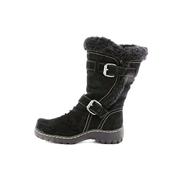 *SALE*  Baretraps Brandlee Women's Suede Winter Boots Black 7.5M--0181 - Picture 1 of 4